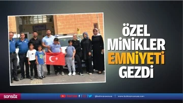 &Ouml;zel minikler, emniyeti gezdi
