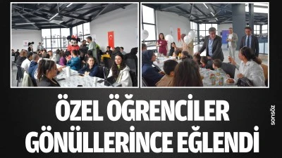 &Ouml;zel &ouml;ğrenciler g&ouml;n&uuml;llerince eğlendi