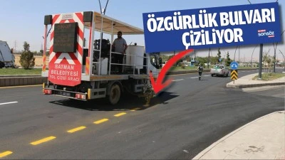 &Ouml;zg&uuml;rl&uuml;k Bulvarı &ccedil;iziliyor