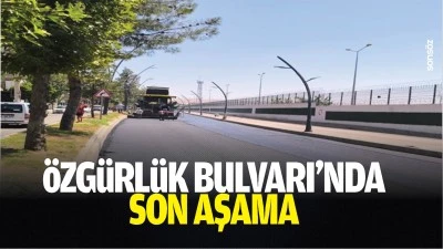 &Ouml;zg&uuml;rl&uuml;k Bulvarı&rsquo;nda son aşama