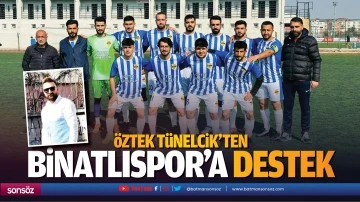 &Ouml;ztek T&uuml;nelcik&rsquo;ten Binatlıspor&rsquo;a destek