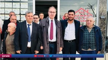 &Ouml;ztrak, Batmanlı iş insanı Ediz'i ziyaret etti