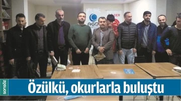 &Ouml;Z&Uuml;LK&Uuml;, OKURLARLA BULUŞTU