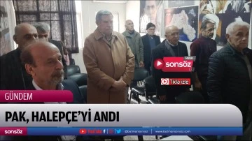 PAK, Halep&ccedil;e&rsquo;yi andı