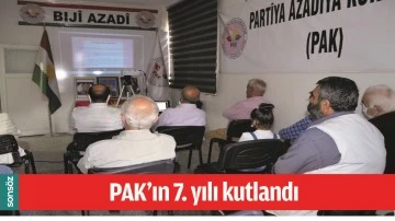 PAK&rsquo;IN 7. YILI KUTLANDI