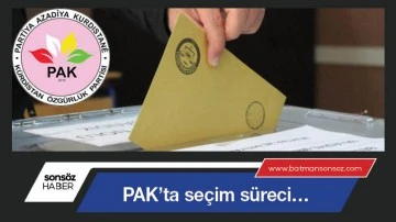 PAK&rsquo;ta se&ccedil;im s&uuml;reci&hellip;