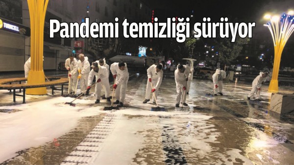 PANDEMİ TEMİZLİĞİ S&Uuml;R&Uuml;YOR