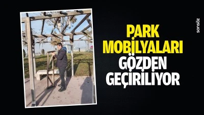 Park mobilyaları g&ouml;zden ge&ccedil;iriliyor