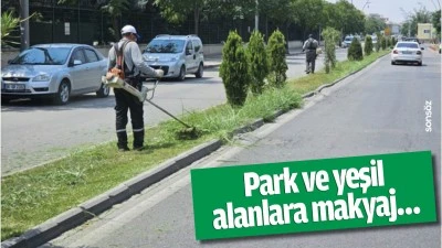Park ve yeşil alanlara makyaj&hellip;