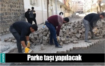 PARKE TAŞI YAPILACAK