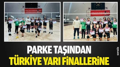 Parke taşından T&uuml;rkiye yarı finallerine