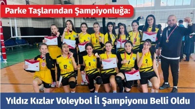 Parke Taşlarından Şampiyonluğa: Batman'da Yıldız Kızlar Voleybol İl Şampiyonu Belli Oldu
