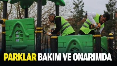 Parklar bakım ve onarımda