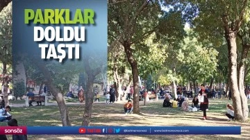 Parklar doldu taştı