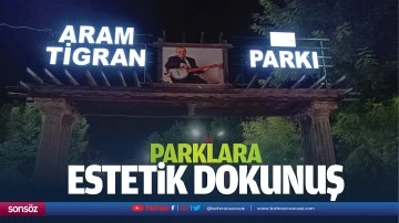 Parklara estetik dokunuş&hellip;