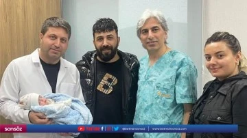 Parmak bebek sağlığına kavuştu