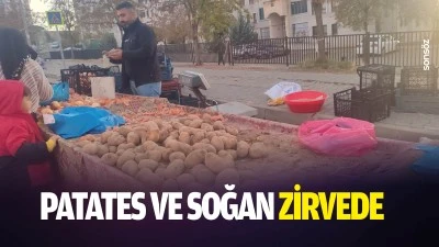 Patates ve soğan zirvede