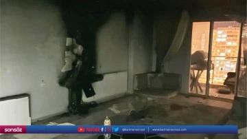 Patlayan klima motoru yangına neden oldu