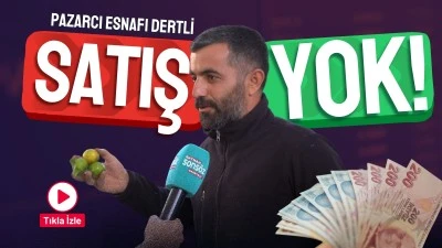 Pazarcı esnafı dertli; Satış yok!