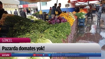 Pazarda domates yok!