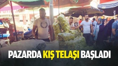 Pazarda kış telaşı başladı