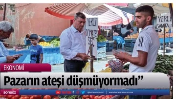 Pazarın ateşi d&uuml;şm&uuml;yor