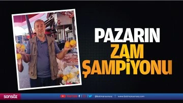 Pazarın zam şampiyonu&hellip;