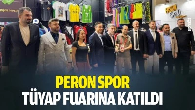 Peron Spor, T&Uuml;YAP fuarına katıldı