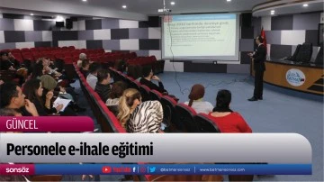 Personele e-ihale eğitimi
