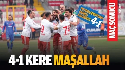 4-1 kere maşallah!