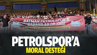 Petrolspor&rsquo;a moral desteği