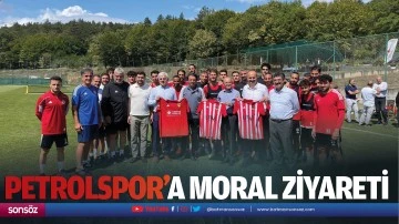 Petrolspor&rsquo;a moral ziyareti