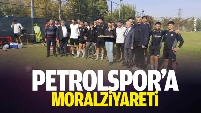 Petrolspor&rsquo;a moral ziyareti