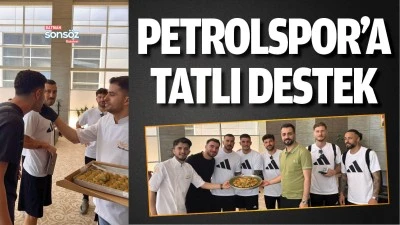 Petrolspor&rsquo;a tatlı destek