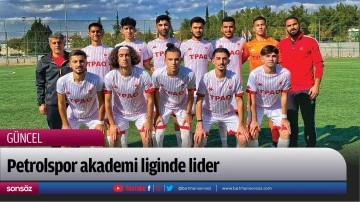 Petrolspor akademi liginde lider