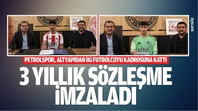 Petrolspor, altyapıdan iki futbolcuyu kadrosuna kattı