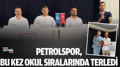Petrolspor, bu kez okul sıralarında terledi