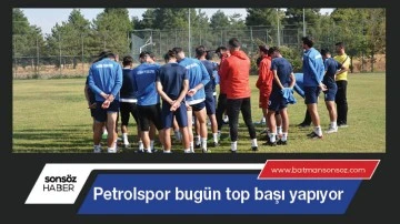 Petrolspor bug&uuml;n top başı yapıyor
