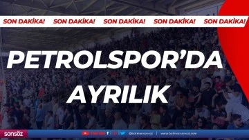 Batman Petrolspor&rsquo;da ayrılık
