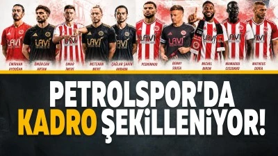 Petrolspor'da kadro şekilleniyor!