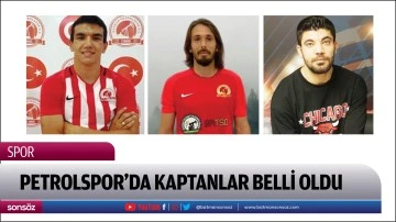 Petrolspor&rsquo;da kaptanlar belli oldu