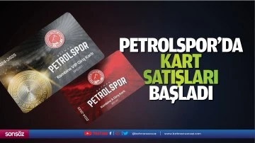 Petrolspor&rsquo;da kart satışları başladı