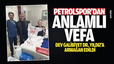 Petrolspor&rsquo;dan anlamlı vefa