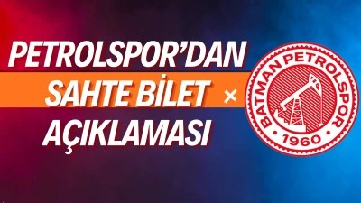 Petrolspor&rsquo;dan sahte bilet a&ccedil;ıklaması