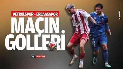 Petrolspor &ndash; Erbaasapor ma&ccedil;ın golleri