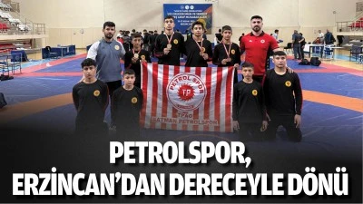 Petrolspor, Erzincan&rsquo;dan dereceyle d&ouml;n&uuml;