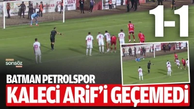 Petrolspor kaleci Arif&rsquo;i ge&ccedil;emedi