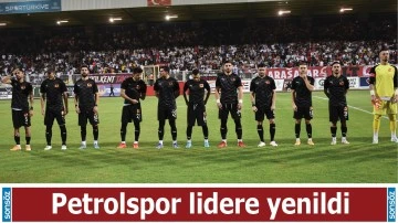 Petrolspor lidere yenildi
