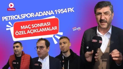 Petrolspor ma&ccedil;ı sonrası &ouml;zel a&ccedil;ıklamalar