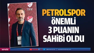 Petrolspor, &ouml;nemli 3 puanın sahibi oldu